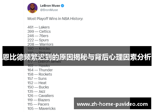 恩比德频繁迟到的原因揭秘与背后心理因素分析